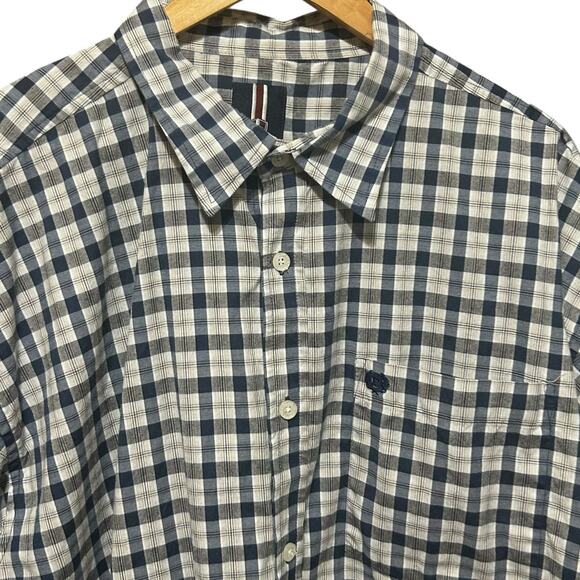 Y2K Vintage Men Phat Farm Plaid Button Up Shirt 4X‎ Hip Hop Oversized Streetwear - Picture 9 of 9